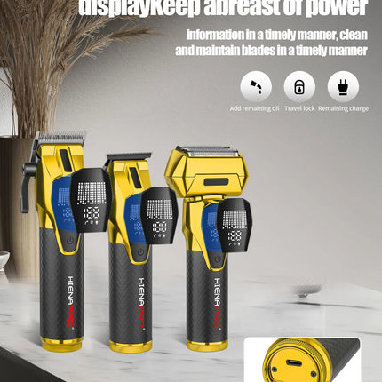 HIENA Hair Trimmer Professional Haircut Machine Clippers