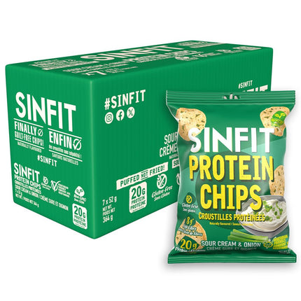 Sinfit PROTEIN CHIPS, 7 Bags/Box