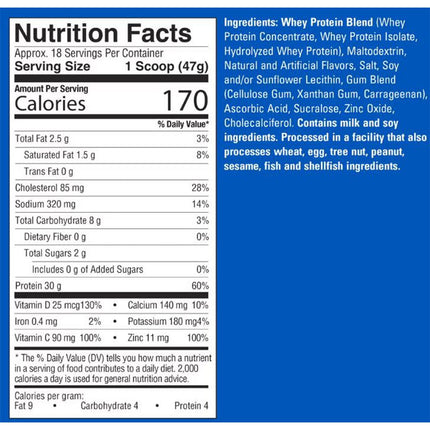 Six Star 100% WHEY PROTEIN+, 1.8lb