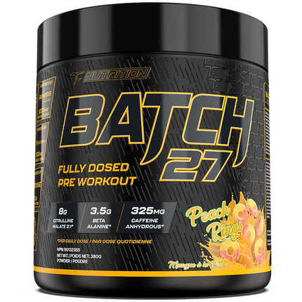 TC Nutrition BATCH 27 PRE-WORKOUT, 40 Servings