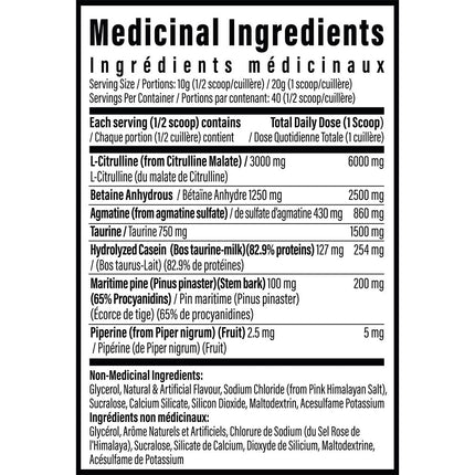 TC Nutrition BATCH 27 PUMP (Stim Free), 40 Servings
