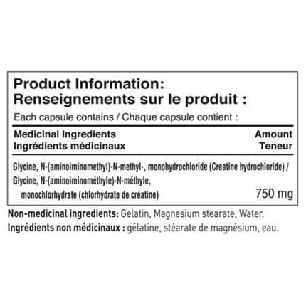 Tested Nutrition CREATINE HCL, 120 Caps