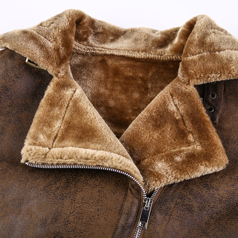 Men's Vintage Thermal Fleece-Lined Jacket - Winter