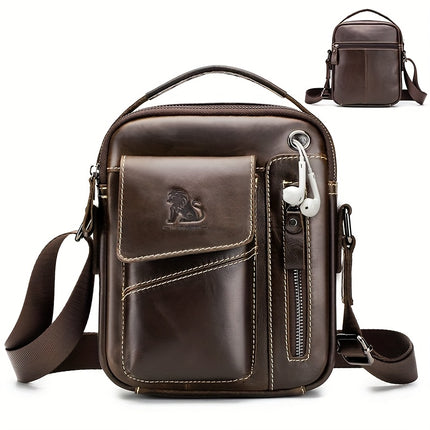Genuine Leather Crossbody Bag