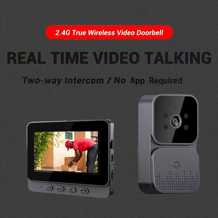 4.3" 1080P HD Display Wireless Video Doorbell