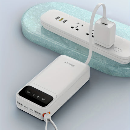 Portable Charger, 20000/10000mAh Built-in Cable Mobile Power Bank, 5V/2A Fast Charging Mobile Power Bank
