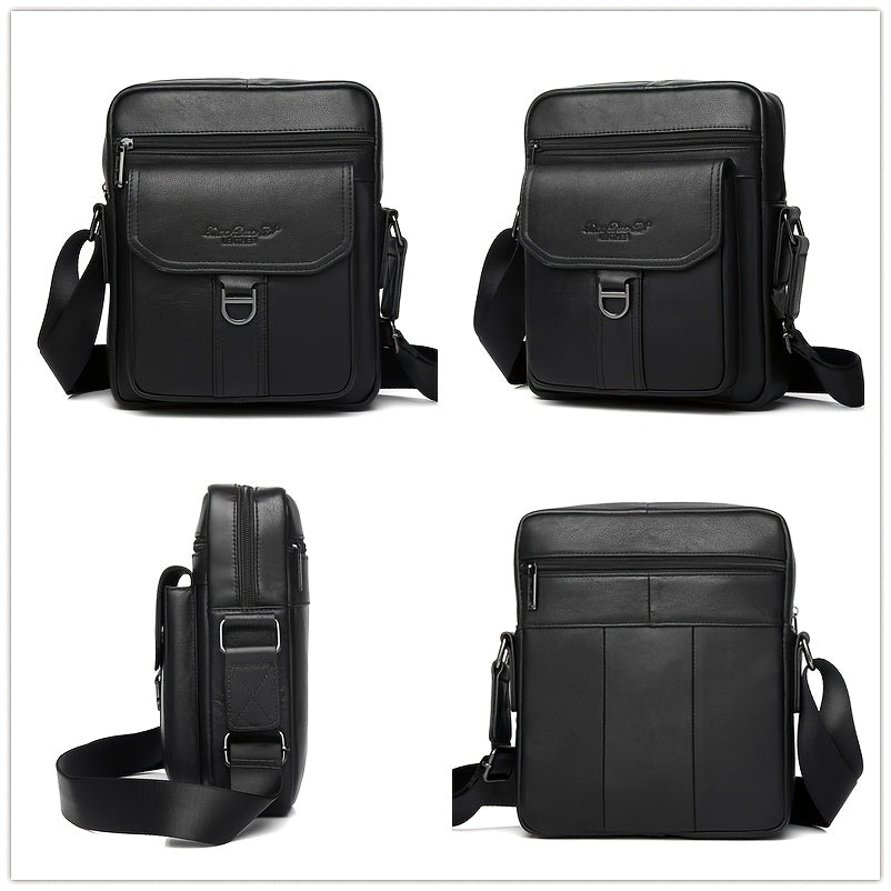 Men'S Genuine Leather Shoulder Bag