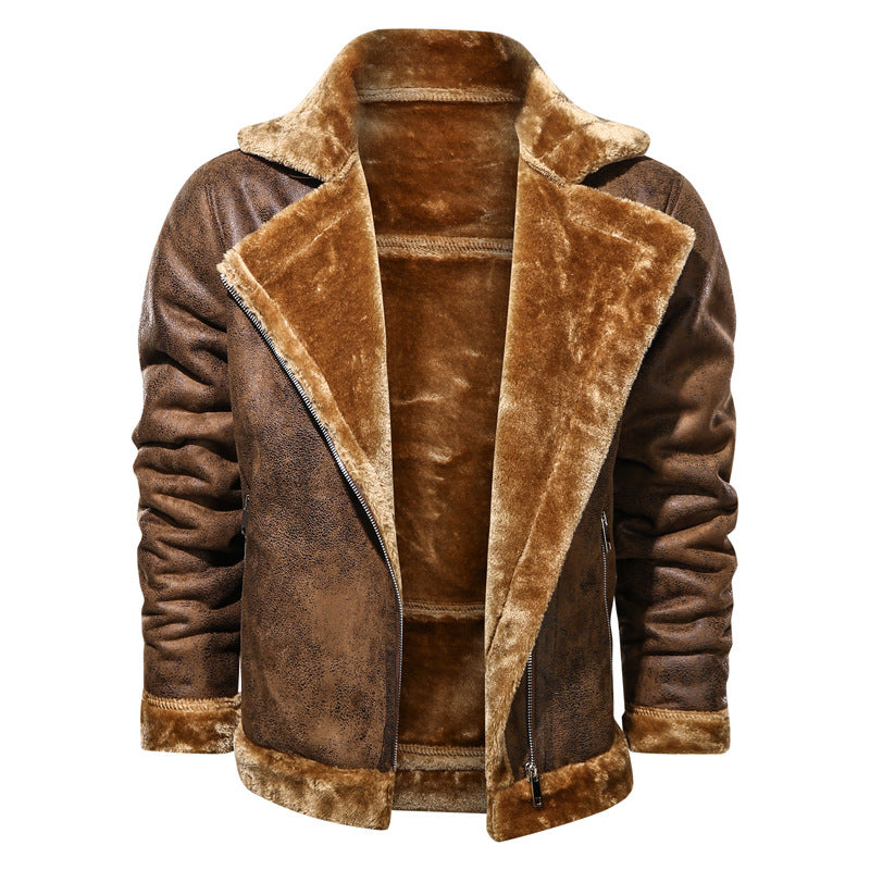 Men's Vintage Thermal Fleece-Lined Jacket - Winter