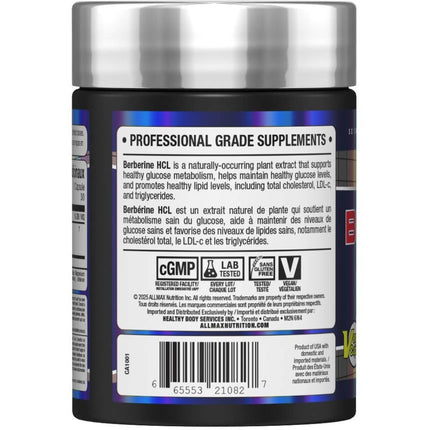 Allmax BERBERINE HCL, 30 VCaps