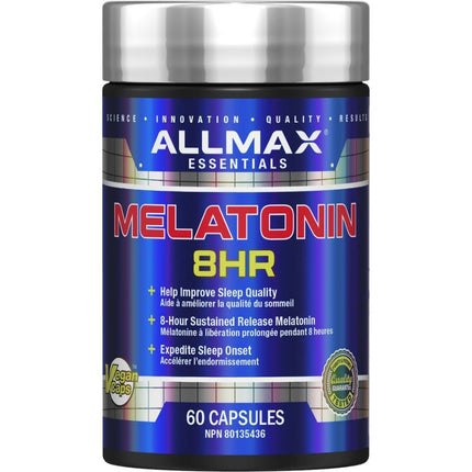 Allmax MELATONIN 8Hr. SLEEP, 60 VCaps