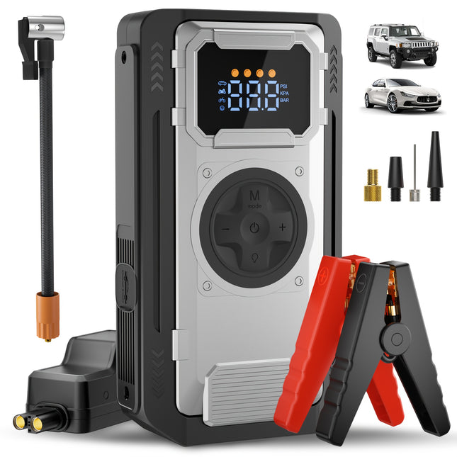 Jump Starter with Air Compressor 6000A