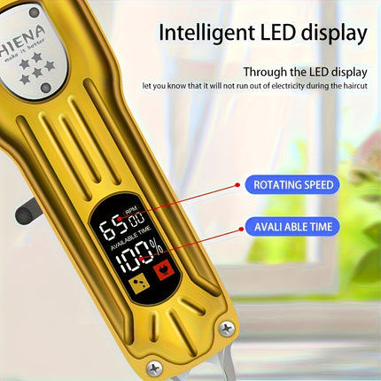 A 3pcs Men'S Professional Hair Clipper Set, Featuring a USB Rechargeable