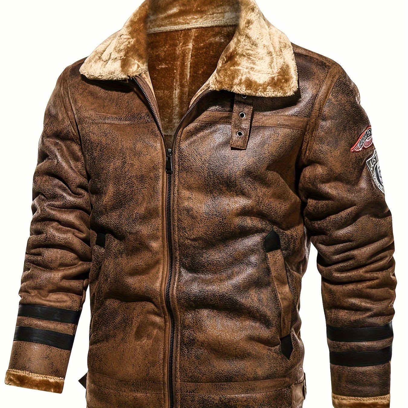 Men's Vintage Thermal Fleece-Lined Jacket - Winter