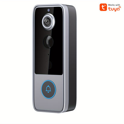Video Doorbell, Wireless Smart Doorbell, with Night Vision, Two-Way Audio