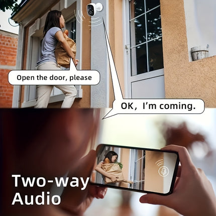 2 Sets 2.4Ghz wifi Outdoor indoor Wireless Security Camera