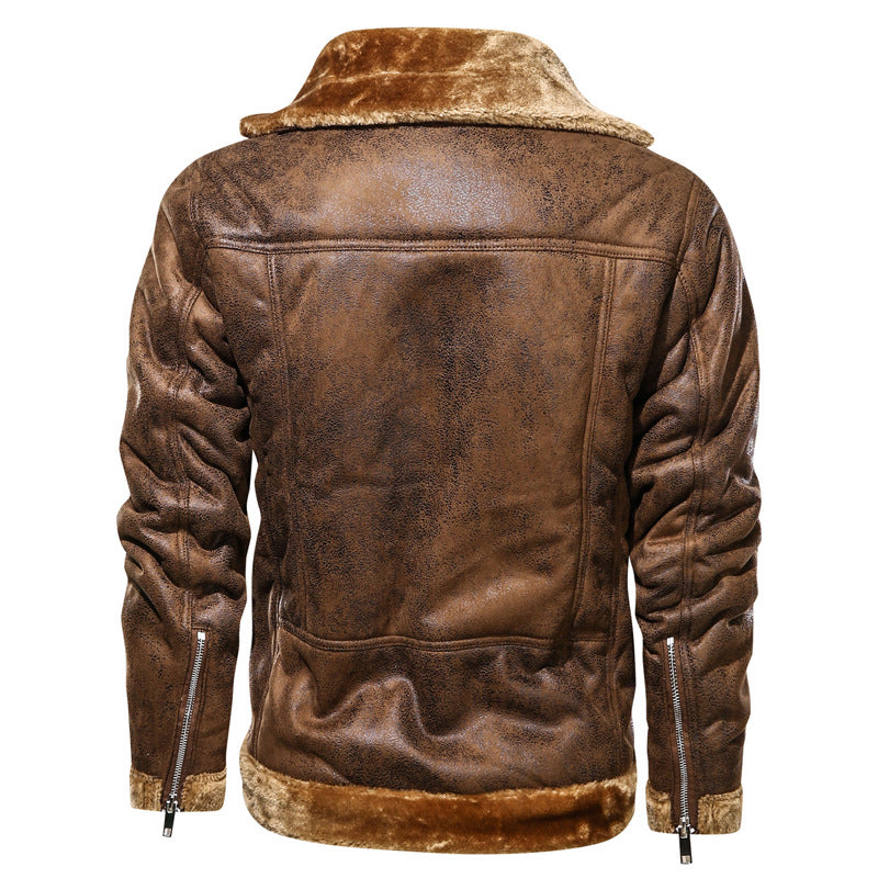 Men's Vintage Thermal Fleece-Lined Jacket - Winter