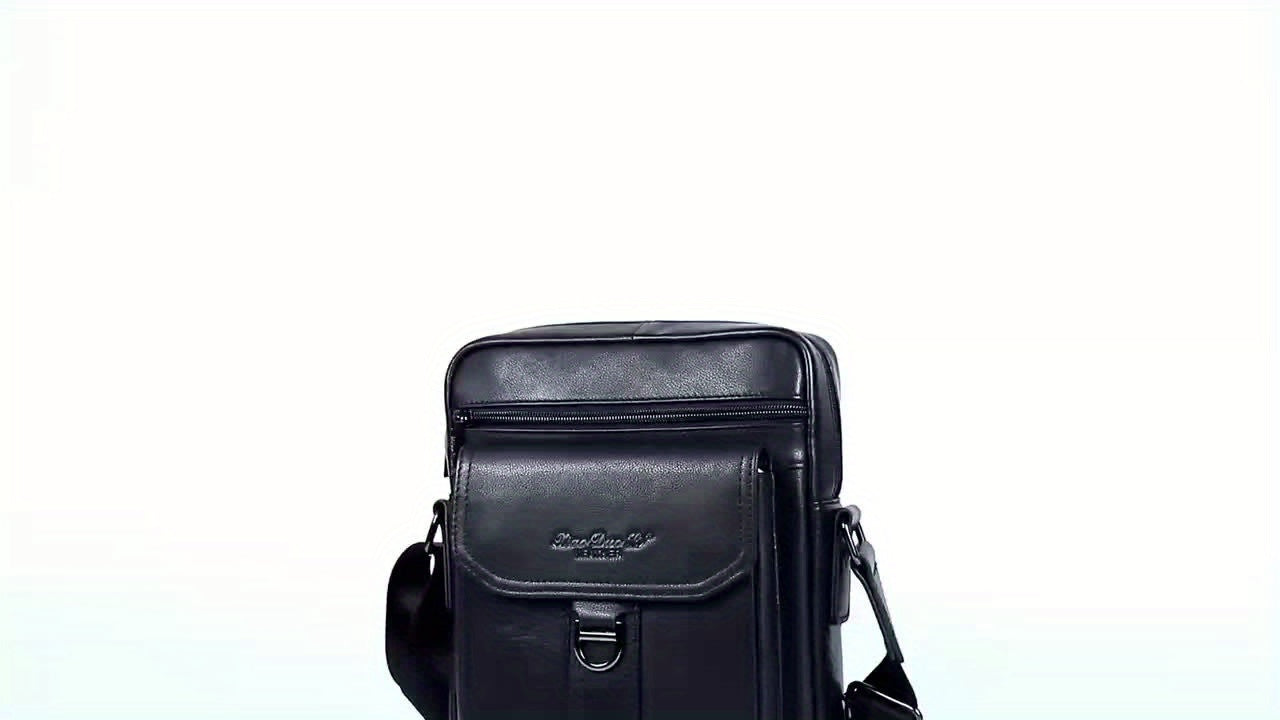 Men'S Genuine Leather Shoulder Bag