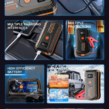 8000A Portable Car Emergency Air Pump