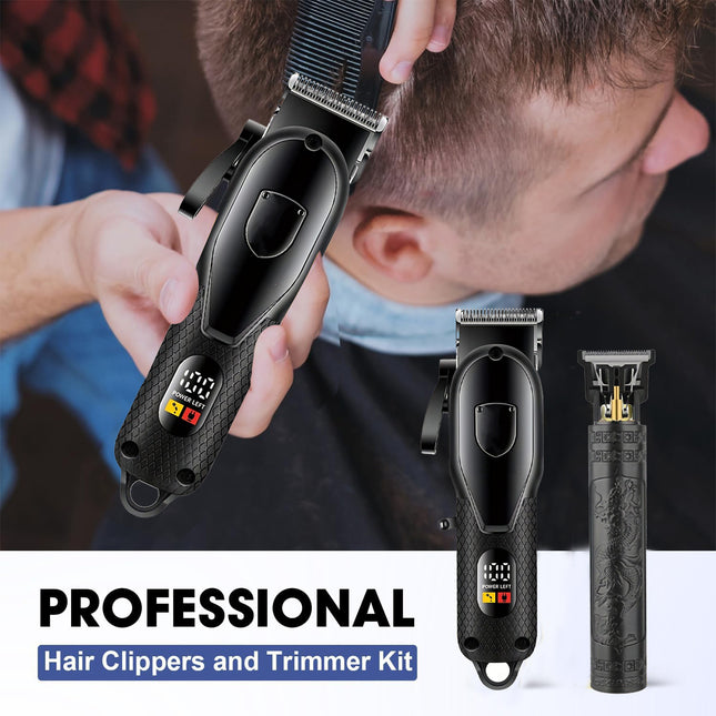 2pcs/Set Cordless Barber Kit Suitable for Men - Professional