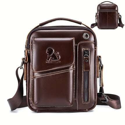 Genuine Leather Crossbody Bag