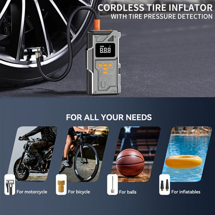 [Portable Car Jump Starter] 8000mAh USB Charging, Emergency LED Light - 3500A