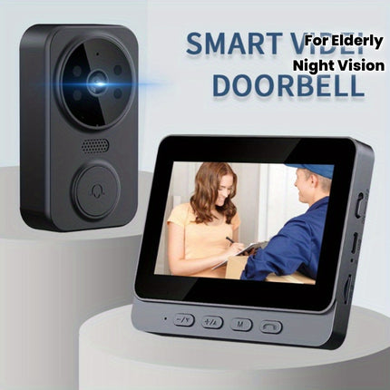 Wireless Video Doorbell with 4.3" HD Screen