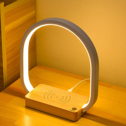 Multifunctional Modern Table Lamp with Wireless Charging