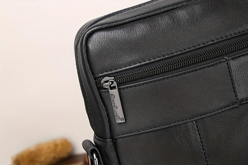 Men'S Genuine Leather Shoulder Bag