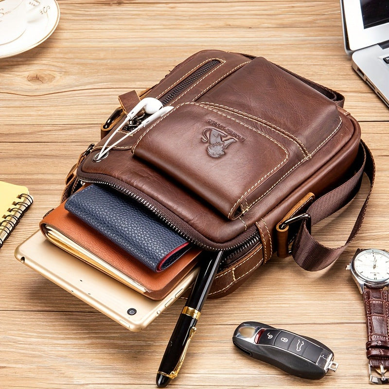 Genuine Leather Crossbody Bag