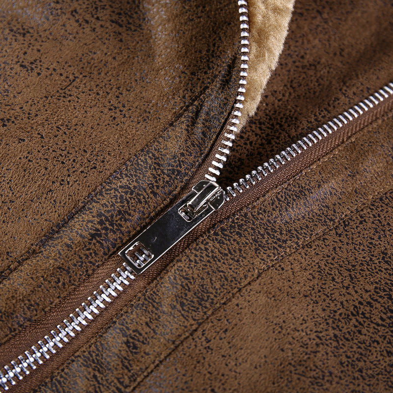 Men's Vintage Thermal Fleece-Lined Jacket - Winter