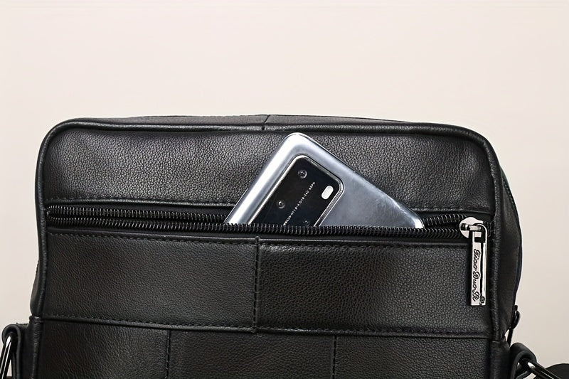 Men'S Genuine Leather Shoulder Bag