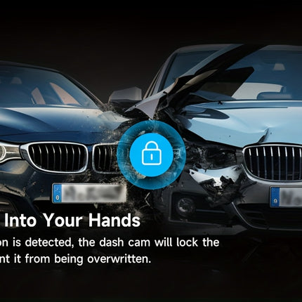 4K 3-channel dash cam with wide angle, night vision, parking mode, and 32GB card included.