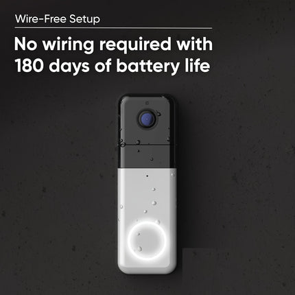 Wyze Wireless Video Doorbell Pro (Chime Included), 1440 HD Video