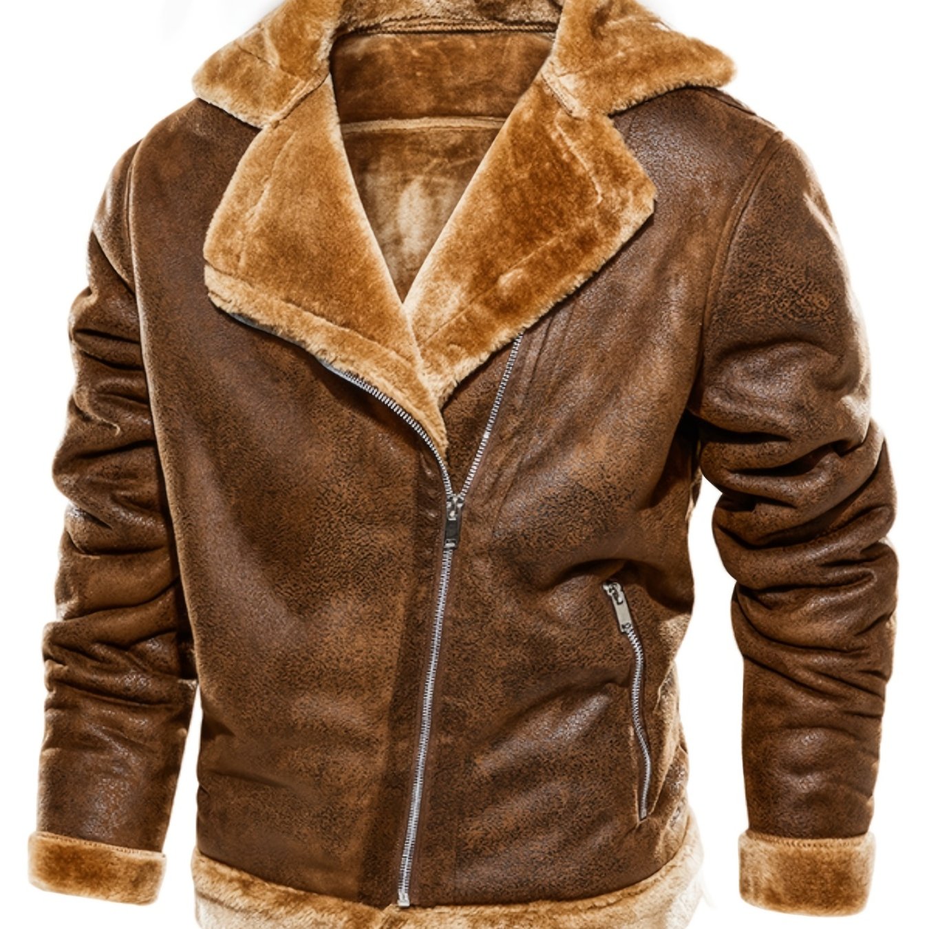Men's Vintage Thermal Fleece-Lined Jacket - Winter