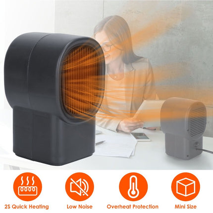 “500W Portable Space Heater – Fast, Quiet & Safe