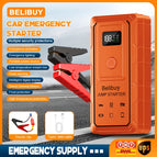 Orange - Car Jump Starter + Aviation Storage Bag Accessories