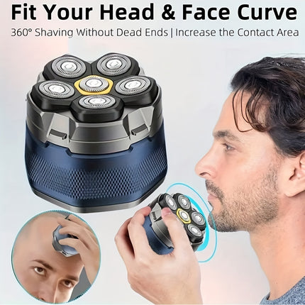 Rotating Wet and Dry Men's Electric Shaver