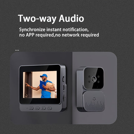 4.3" 1080P HD Display Wireless Video Doorbell