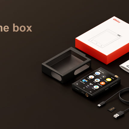 DIBELLAY Oilsky Hi-Fi MP3 Player – Bluetooth/WiFi, Lossless DSD Audio, 64GB (Expandable to 1TB)