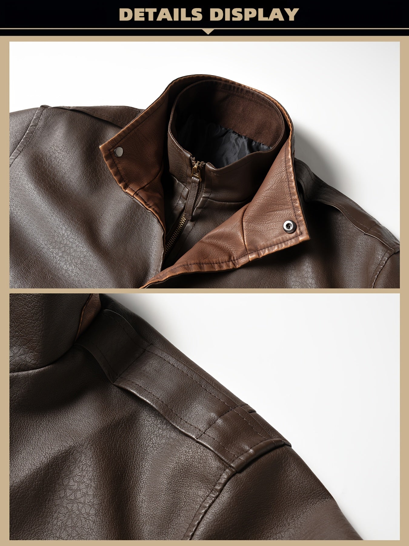 Men'S Vintage Biker Jacket