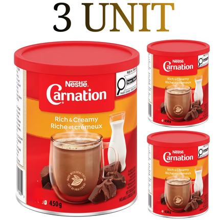 Nestlé Carnation Hot Chocolate 3-pack 450g tins