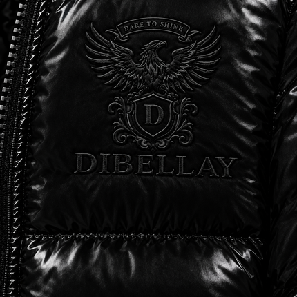 DIBELLAY Down Coat avec logo aigle embossé