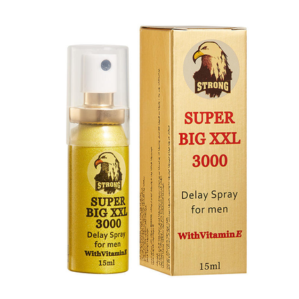 Super Big XXL 3000 Delay Spray for Men 15ml avec Vitamine E