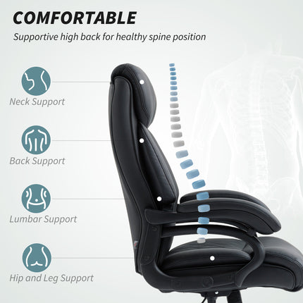 Henry High Back Office Chair-Black
