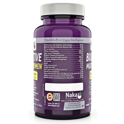 Naka Platinum BIOACTIVE MULTI FOR WOMEN, 60 VCaps