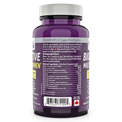 Naka Platinum BIOACTIVE MULTI FOR WOMEN, 60 VCaps
