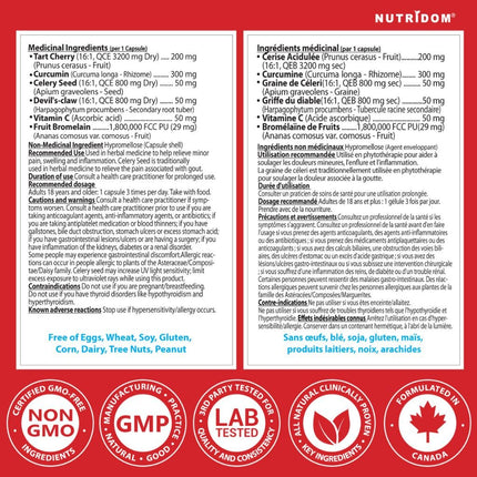 Nutridom GOUTart (Gout Relief), 60 VCaps