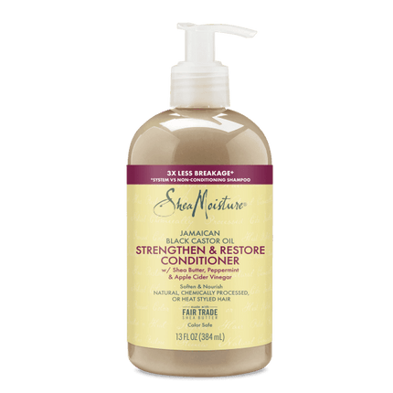SHEAMOISTURE Jamaican Black Castor Oil Strengthen & Restore Conditioner 13 OZ