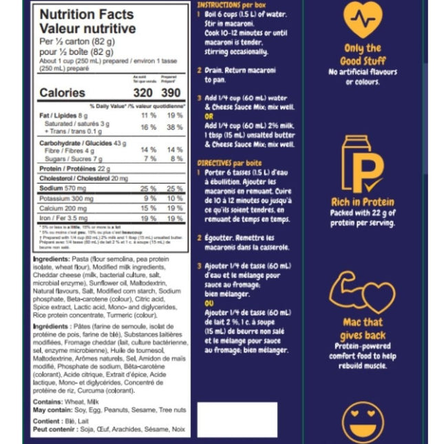SinFit PROTEIN MAC & CHEESE, 164g