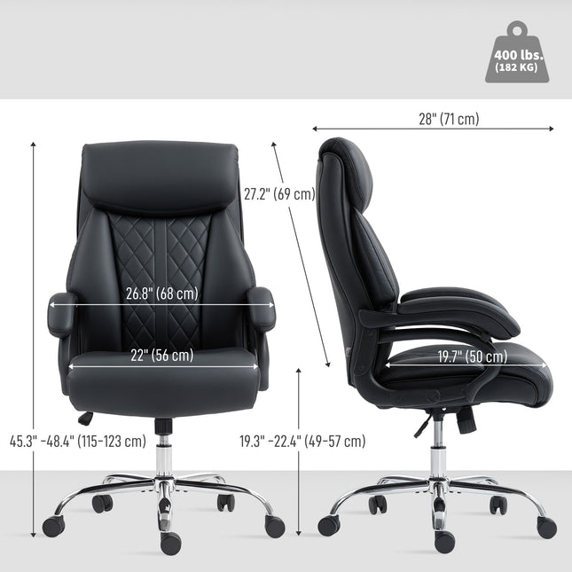 Henry High Back Office Chair-Black